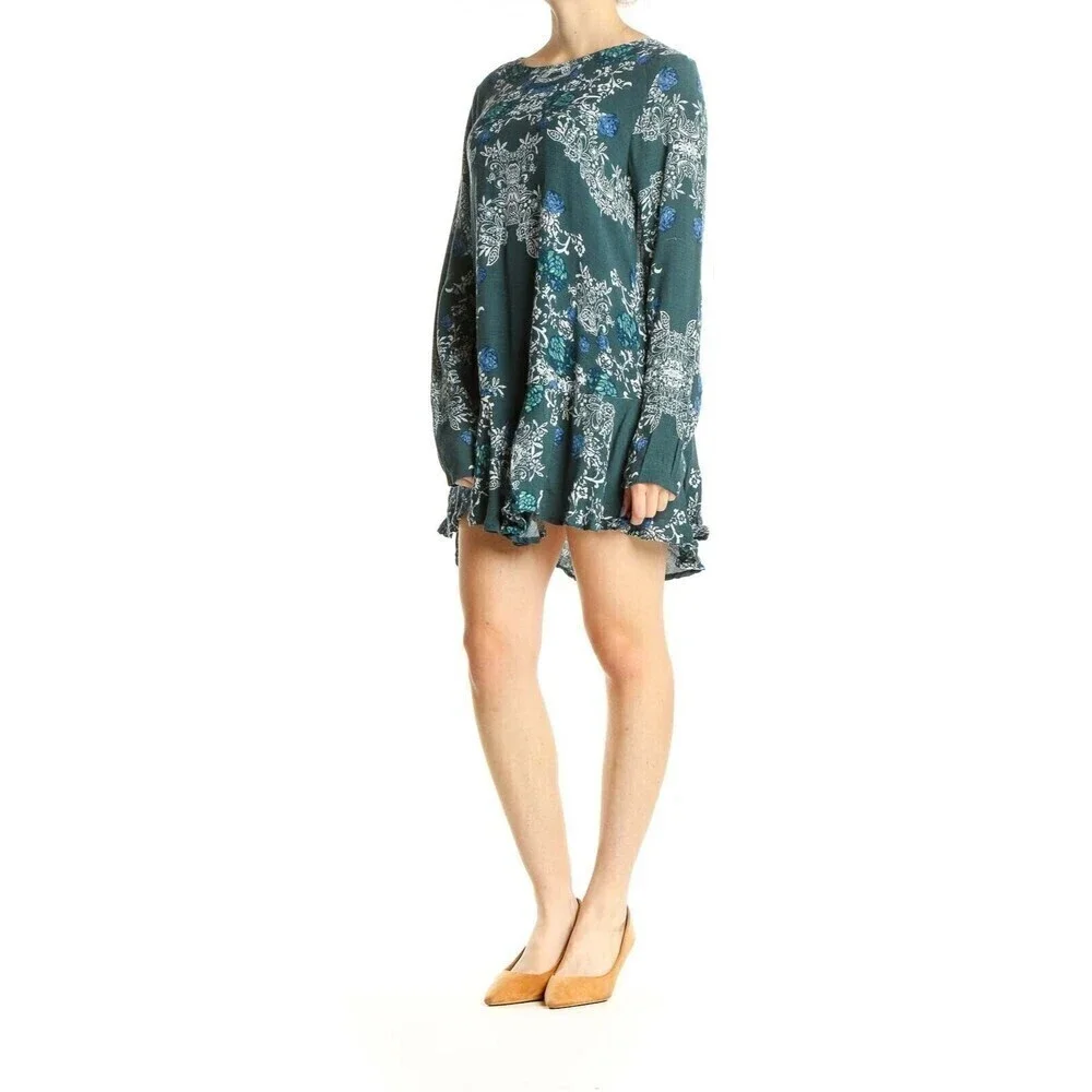 Free People Womens Size XS Multicolor Free People Smooth Talker Tunic Dress